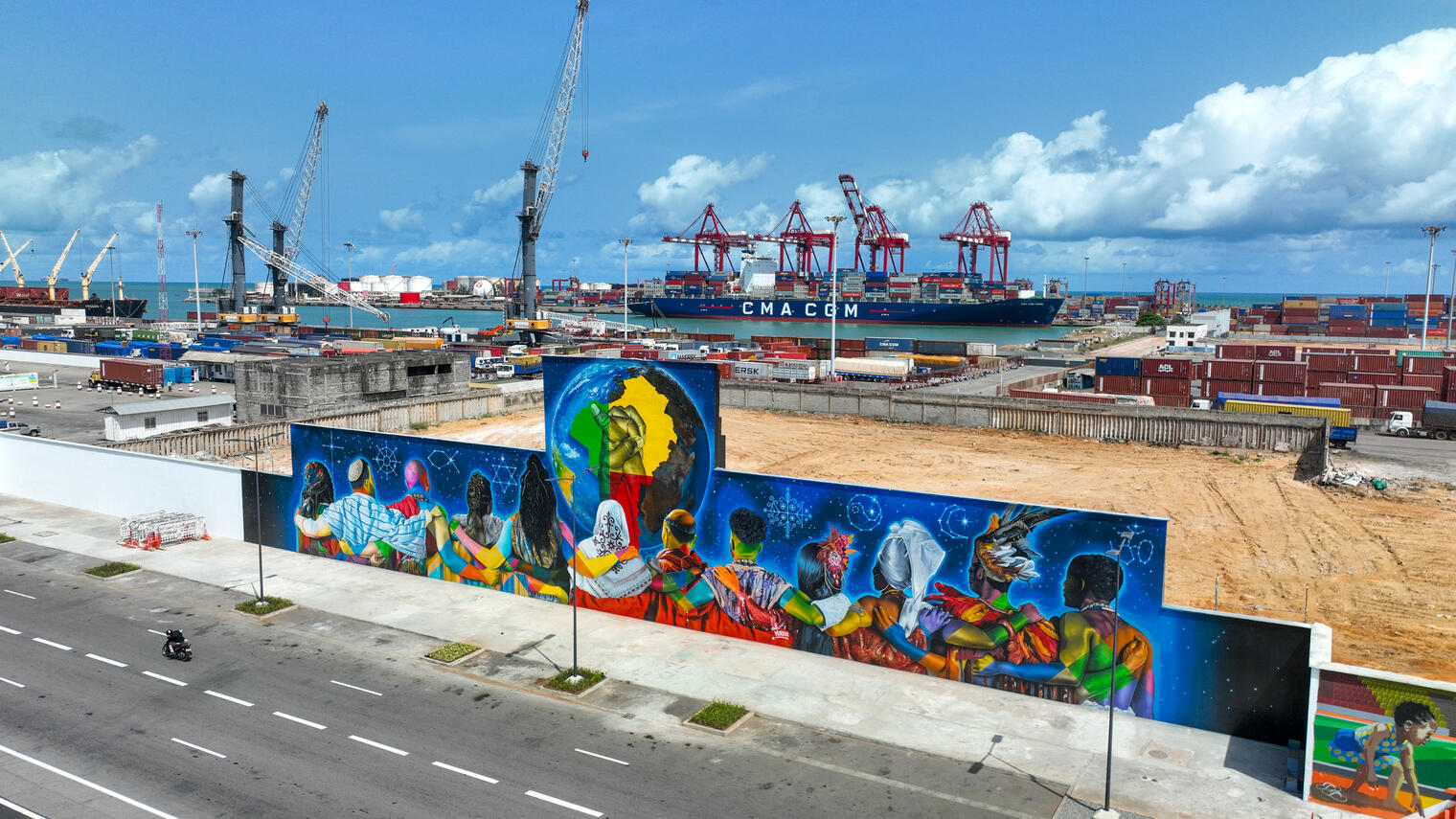 Le mur graffé - Bénin